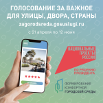 Всероссийское онлайн голосование по выбору общественных территорий