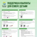 Поддержка и выплаты для семей с детьми